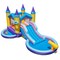 5 in 1 Inflatable Water Park for Kids Princess Castle Slide and Splash Pool with Ocean Balls and Water Cannon